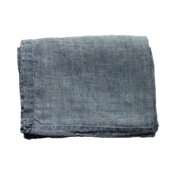 Linen tablecloth 150x150 black - Bazar Bizar