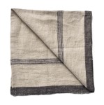 Lniane serwetki w linie Thea 50x50, 4 szt - Tell Me More