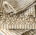 Lniany obrus w paski Leon 145x145, Spice - Tell Me More