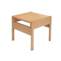 Kwadratowy stolik do salonu Forma Natural - Hubsch