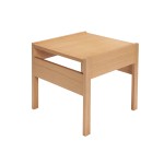 Kwadratowy stolik do salonu Forma Natural - Hubsch