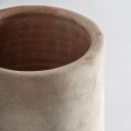 Wazon cylindryczny gliniany 60, z efektem chropowatości - Vical