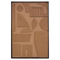 Obraz reliefowy Jilani 3D 60x90, brąz - Atmosphera