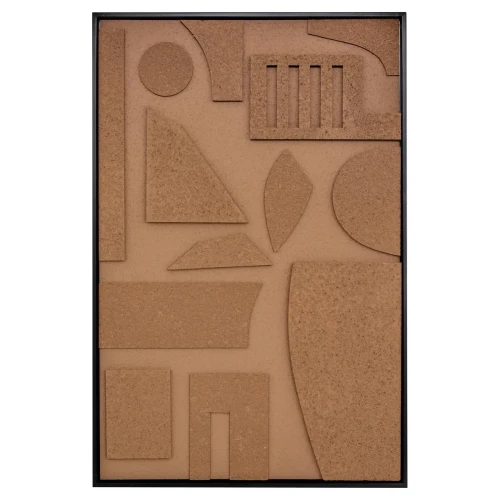 Obraz reliefowy Jilani 3D 60x90, brąz - Atmosphera