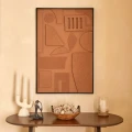 Obraz reliefowy Jilani 3D 60x90, brąz - Atmosphera