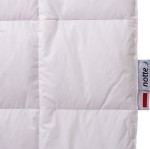 Kołdra z puchu gęsiego 240x220 Perla Light, bawełna, 90% puch, letnia - Notte