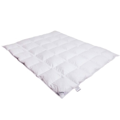 Kołdra z puchu gęsiego 240x220 Amore Light, batyst, 90% puch, letnia - Notte
