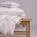 Kołdra z puchu gęsiego 180x200 Tree Goose Medium, bawełna i tencel, 100% puch, całoroczna - Notte