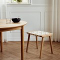 Drewniany stołek z plecionym siedziskiem Seat - Andersen Furniture