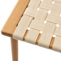 Drewniana ławka z plecionym siedziskiem Seat - Andersen Furniture