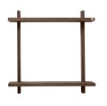 Półka drewniana Treat Double 50x12x50, Smoked - Andersen Furniture