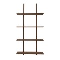 Duża półka ścienna dębowa Essence 70x25x140, Smoked - Andersen Furniture