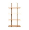 Duża półka ścienna dębowa Essence 70x25x140, Oiled Nature Oak - Andersen Furniture
