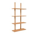 Duża półka ścienna dębowa Essence 70x25x140, Oiled Nature Oak - Andersen Furniture
