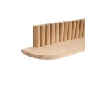 Wąska półka drewniana designerska Pillar 78x15x12, Oak - Andersen Furniture