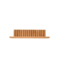 Wąska półka drewniana designerska Pillar 60x15x12, Oiled Oak - Andersen Furniture