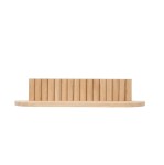 Wąska półka drewniana designerska Pillar 60x15x12, Oak - Andersen Furniture