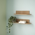 Wąska półka drewniana designerska Pillar 60x15x12, Oak - Andersen Furniture