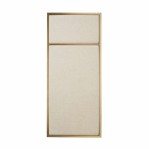 Tablica na notatki Nouveau Pin 27x62,  Brass Canvas - PLEASE WAIT to be SEATED