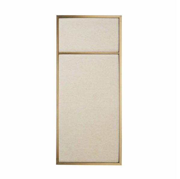 Tablica na notatki Nouveau Pin 27x62,  Brass Canvas - PLEASE WAIT to be SEATED