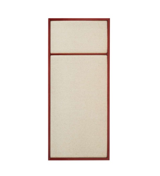Tablica na notatki Nouveau Pin 27x62, Basque Red Canvas - PLEASE WAIT to be SEATED