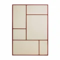 Tablica na notatki Nouveau Pin 89x62, Basque Red Canvas - PLEASE WAIT to be SEATED
