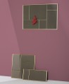 Tablica na notatki Nouveau Pin 27x62, Brass Oyster grey - PLEASE WAIT to be SEATED