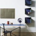 Tablica na notatki Nouveau Pin 89x62, Brass Oyster grey - PLEASE WAIT to be SEATED