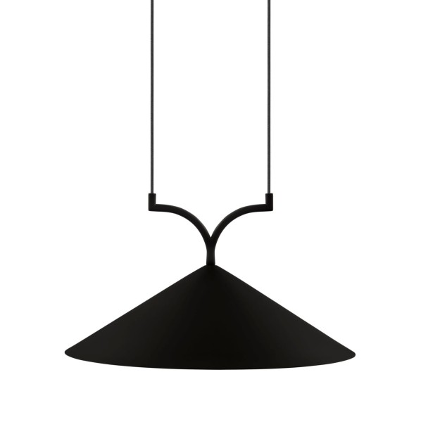 Designerska lampa wisząca Curve 50, czarna - Globen Lighting
