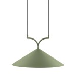 Designerska lampa wisząca Curve 50, zielona - Globen Lighting