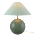 Lampa stołowa kula ze stożkowym kloszem Iris 45, zielona - Globen Lighting