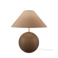 Lampa stołowa kula ze stożkowym kloszem Iris 35, Mocha - Globen Lighting