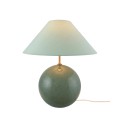 Lampa stołowa kula ze stożkowym kloszem Iris 35, zielona - Globen Lighting