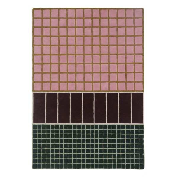 Dywan wełniany ręcznie tkany Baden 200x300, różowy - Finarte