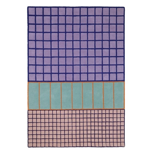 Dywan wełniany ręcznie tkany Baden 200x300, lilac - Finarte