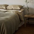 Bawełniana narzuta Brick 180x260, Olive - Tell Me More