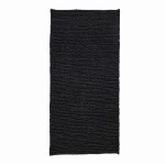 Dywanik z konopi Sumak 80x150, czarny - Tell Me More