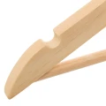 Drewniane wieszaki na ubrania 44,5 cm, 4 sztuki - 5five