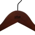 Drewniany wieszak na kurtki, brązowy 45 cm - 5five