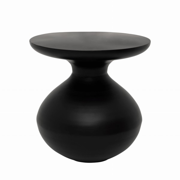 Stolik metalowy Tummy, czarny - UNC