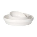 Miseczki porcelanowe do zupy Kojin białe, 4 szt - Pomax
