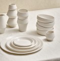 Porcelanowe talerze deserowe Kojin białe, 4 szt - Pomax