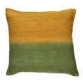 Poduszka dekoracyjna z lnu i bawełny Nuru Curry Khaki 45x45 - Pomax