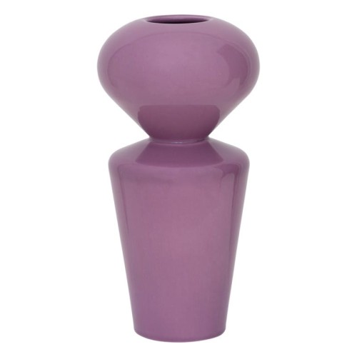 Ceramiczny wazon na kwiaty Freja, fioletowy - UNC