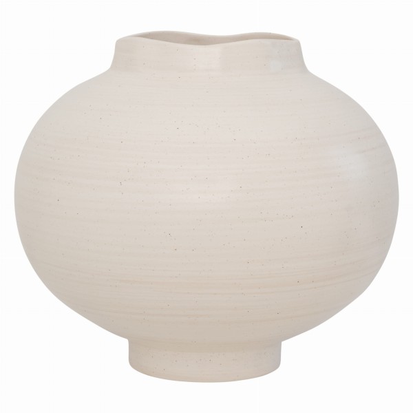 Wazon kula ceramiczny Camila, biały - UNC