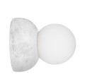 Kinkiet plafon sufitowy Torrano 13, IP44, biały marmur - Globen Lighting