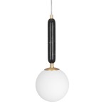 Lampa kula wisząca Torrano 15, marmur czarny - Globen Lighting