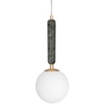 Lampa kula wisząca Torrano 15, marmur zielony - Globen Lighting
