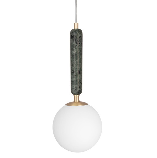 Lampa kula wisząca Torrano 15, marmur zielony - Globen Lighting