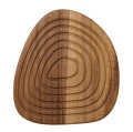 Drewniana podkładka na stół Enoki, naturalna - Nordal